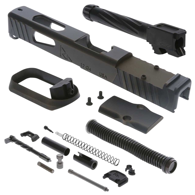 Picture of Rival Arms Ra-Ra13g106b Faction Series Slide A1 Build Kit With Docter Cut Cerakote Battle Bronze 17-4 Stainless Steel For Glock 17 Gen4