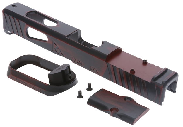 Picture of Rival Arms Ra-Ra14g104a Faction Series Slide A1 With Rmr Cut Cerakote Ready Red 17-4 Stainless Steel For Glock 17 Gen4 (Slide & Mag Well Only)