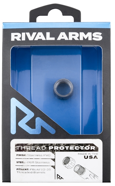 Picture of Rival Arms Rara300001d Thread Protector  9Mm Luger Stainless Pvd 416R Stainless Steel 1/2"-28 Tpi RA-RA300001D 788130029657
