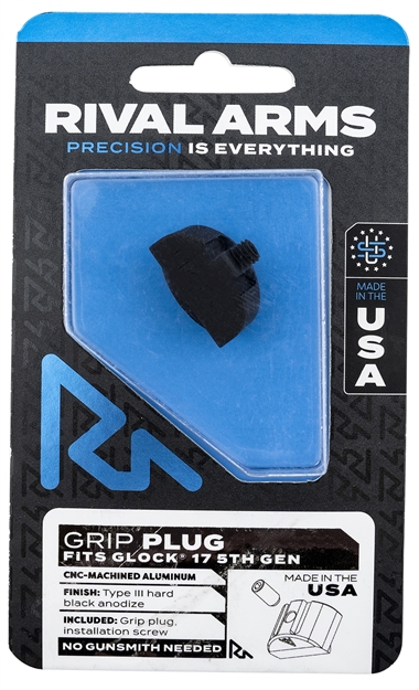 Picture of Rival Ra-Ra75g121a Grip Plug Glock 17 Gen5 Blk