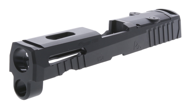 Picture of  Rival Arms Ra10p301a Optic Ready Slide A1 Sig P320 Carry Rmr Cut Qpq Black 416R Stainless Steel