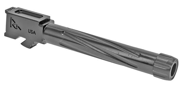 Picture of  Rival Arms Ra20g104d Precision V1 Match Grade 9Mm Luger Compatible W/Glock 17 Gen5, 4.49" Fluted Threaded Pvd Stainless Steel