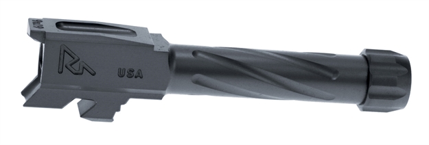 Picture of  Rival Arms Ra20g302d Precision V1 Match Grade 9Mm Luger Compatible W/Glock 43 3.41" Fluted Threaded Pvd Stainless Steel