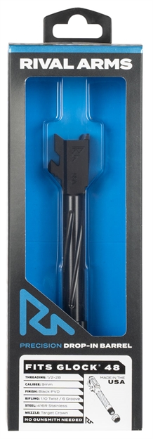 Picture of Rival Arms Ra20g802a Threaded V1 Compatible With Glock 48 Black Pvd