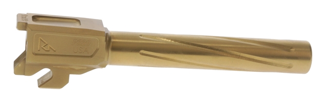 Picture of  Rival Arms Ra20p401e Precision Drop-In Barrel 9Mm Luger 3.90" Gold Pvd Finish 4340H Steel Material For Sig P320 Full Size