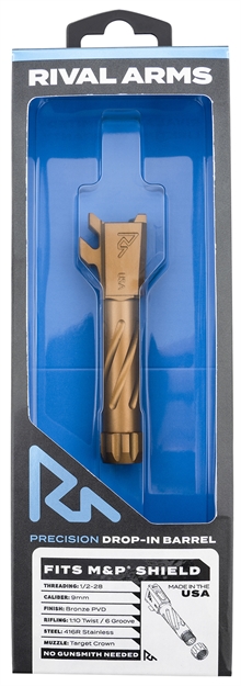 Picture of Rival Arms Ra20s102c Threaded V1 S&W Shield Bronze Pvd