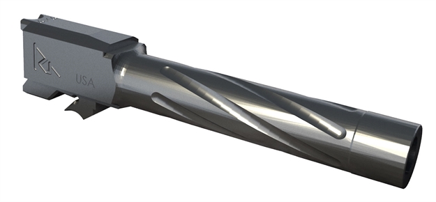 Picture of  Rival Arms Ra20s201b Precision V1 Drop-In Barrel 9Mm Luger 3.10" Graphite Pvd Finish 416R Stainless Steel Material For S&W M&P (Except For M2.0)