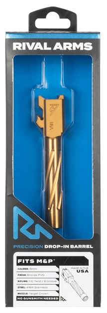 Picture of Rival Arms Ra20s201c Standard V1 S&W M&P 9 1.0 Bronze Pvd