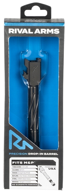 Picture of Rival Arms Ra20s202b Threaded V1 S&W M&P 9 Graphite Pvd