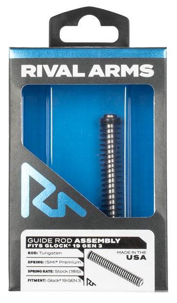 Picture of Rival Arms Ra50g201t Guide Rod Assembly  Tungsten For Glock 19 Gen3