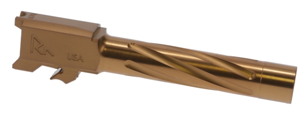 Picture of  Rival Arms Rara20s201c Precision V1 Drop-In Barrel 9Mm Luger 4.25" Bronze Pvd Finish 416R Stainless Steel Material For S&W M&P (Except For M2.0)