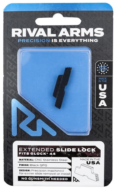 Picture of  Rival Arms Ra-Ra80g005a Slide Lock  Extended Black Qpq For Glock 44 788130030493