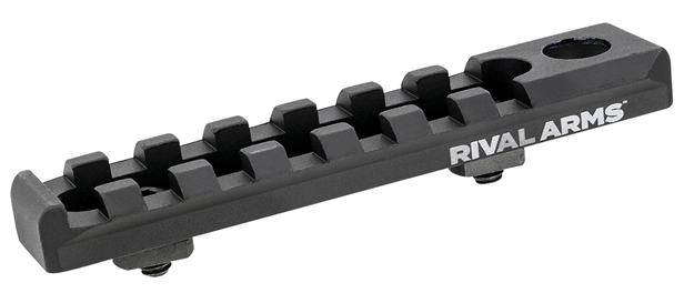 Picture of  Rival Arms Ra92mlq7a Accessory Mount  7-Slot Picatinny Rail With QD Mount For M-Lok Rail Black 788130032282