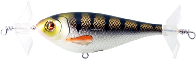 Picture of River2sea Chris Lane Big Mistake Topwater Prop Bait, 6 3/8", 7/8Oz, Perch