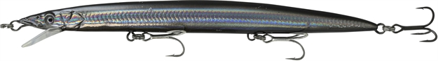 Picture of River2sea, Llc Sandeel Jerk Minnow, Suspending, 1/2 Oz, 5 3/4", Dirty Silver