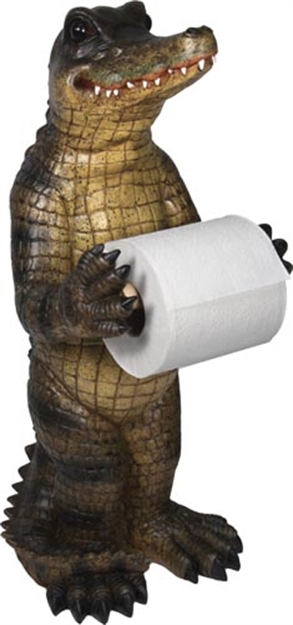 Picture of Rivers Edge Alligator Standing Toilet Paper Holder 806