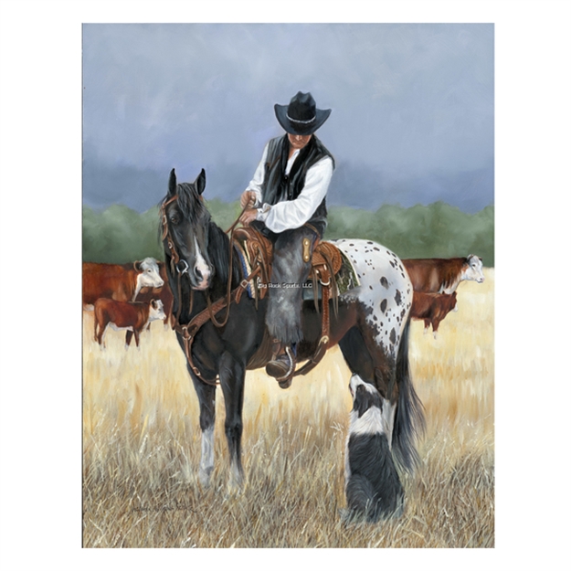 Picture of Rivers Edge Canvas Art 12In X 16In - Range Cabin