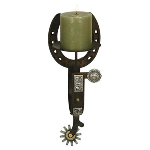 Picture of Rivers Edge Cast Iron 2 PC Candle Holder Set 1091