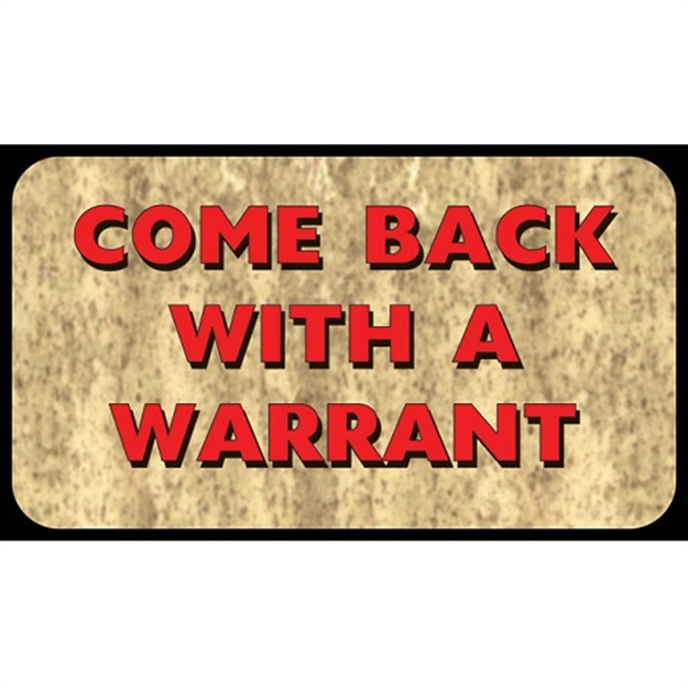 Picture of Rivers Edge Come Back With Warrant Door Mat