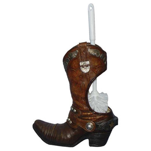 Picture of Rivers Edge Cowboy Boot Toilet Brush Holder 473