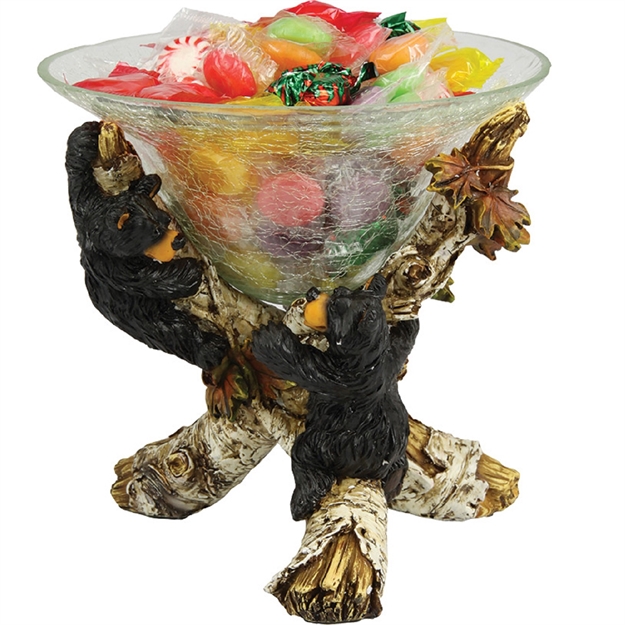 Picture of River's Edge Gifts Edge Cute Bears Candy Dish 774