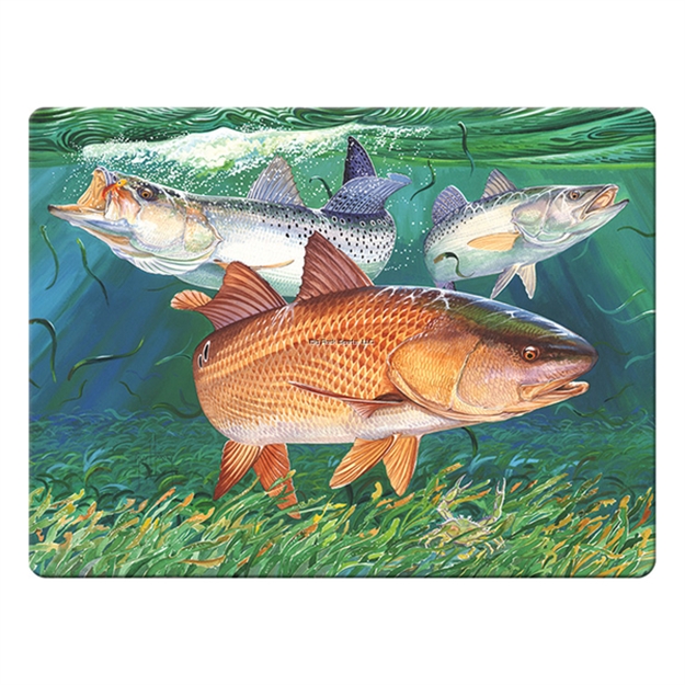 Picture of Rivers Edge Cutting Board 12In X 16In - Redfish