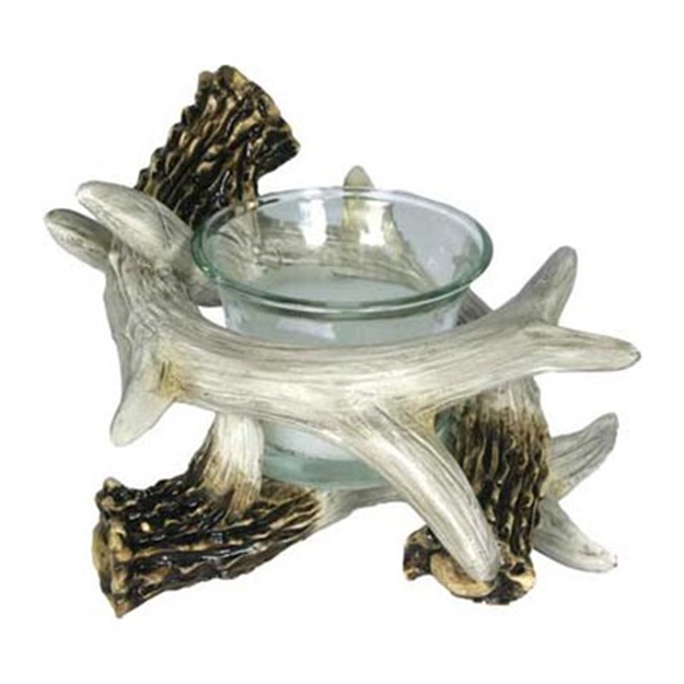 Picture of Rivers Edge Deer Antler Candle Holder 777