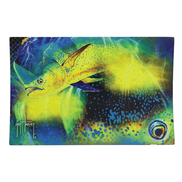 Picture of Rivers Edge Door Mat Rubber 26In X 17In - Guy Harvey Dorado