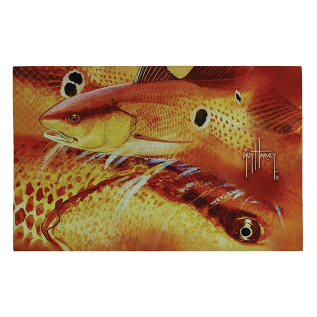 Picture of Rivers Edge Door Mat Rubber 26In X 17In - Guy Harvey Redfish