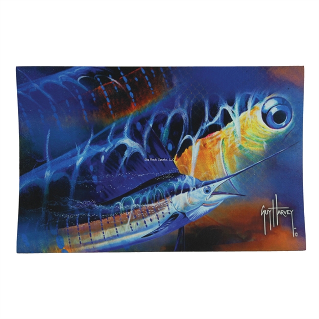 Picture of Rivers Edge Door Mat Rubber 26In X 17In - Guy Harvey Sailfish