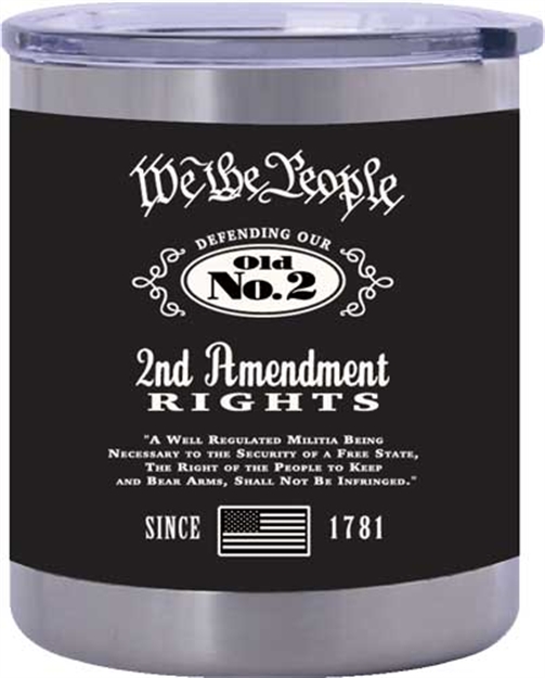 Picture of Rivers Edge Edge 10Oz Tumbler W/Lid WE The People 2A Black/Ss< 2941