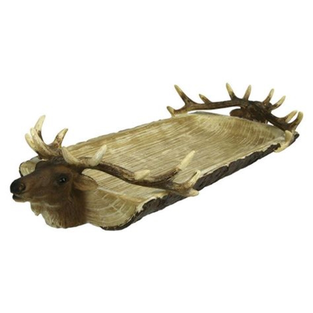 Picture of Rivers Edge Elk Head Server Tray 871