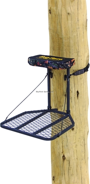 Picture of River's Edge Gifts Big Foot Hang-On Treestand 300Lb Capacity Removable Camo Padded Seat Large Full Mesh Platform
