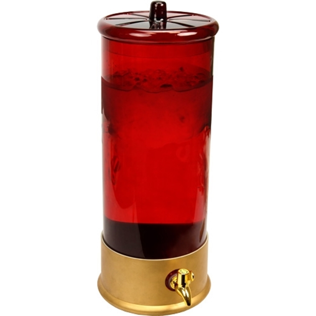 Picture of River's Edge Gifts Edge Beverage Dispenser Shotshell Glass 3-Gallon Red