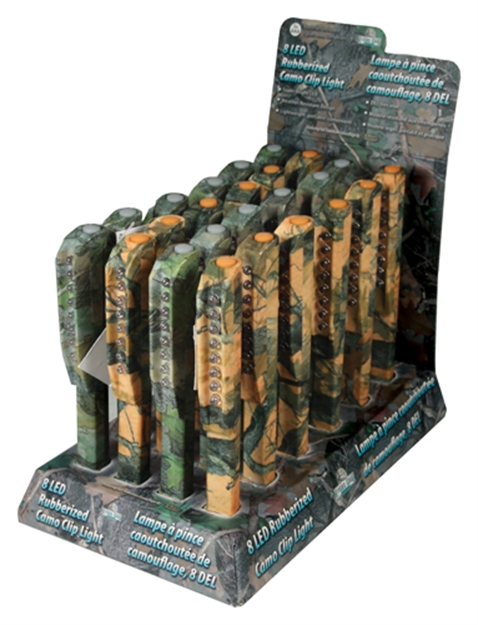 Picture of River's Edge Gifts Edge Display 8-Led Camo Clip Light 24-Pack