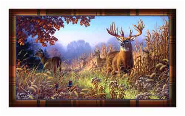 Picture of River's Edge Gifts Edge Door Mat 18"X30" Deer Scene