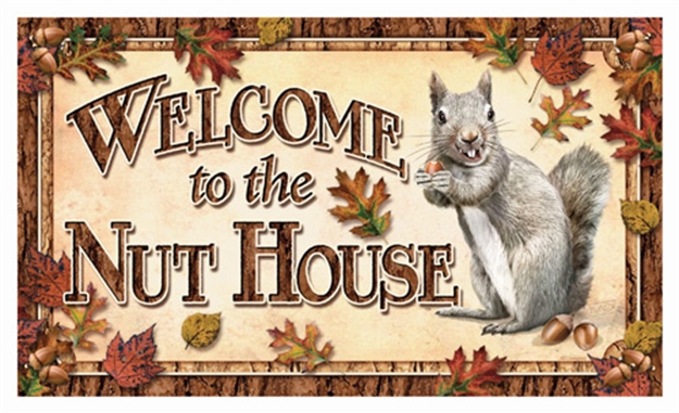 Picture of River's Edge Gifts Edge Door Mat 18"X30" Nut House