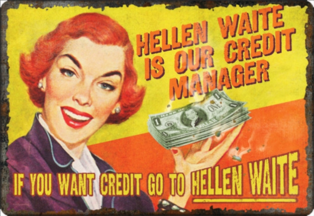 Picture of River's Edge Gifts Edge Embossed Sign 12"X17" "Hellen Waite"