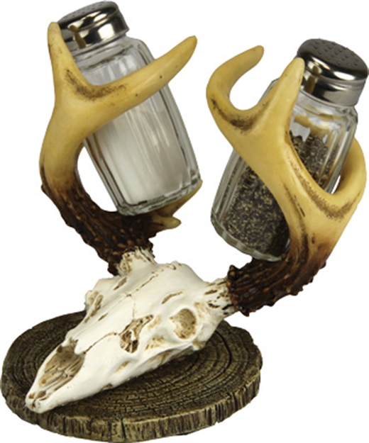 Picture of River's Edge Gifts Edge Euro Deer Salt & Pepper Shakers 526Z 643323526019