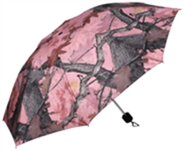 Picture of River's Edge Gifts Edge Folding Umbrella 42" Fall Transition Pink Camo