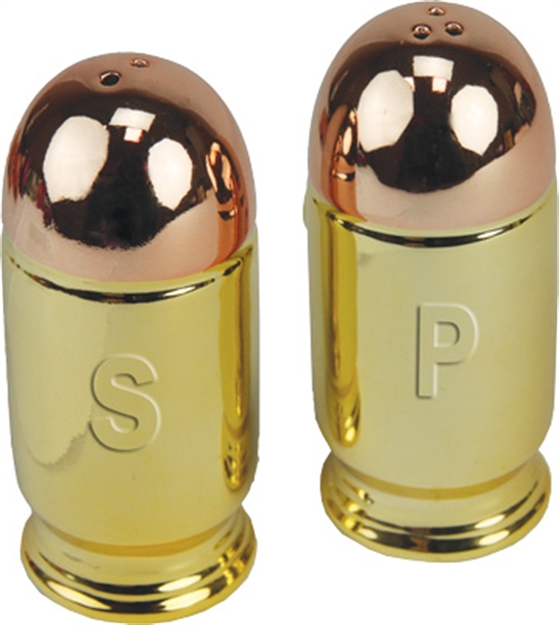 Picture of River's Edge Gifts Edge Pistol Cartridge Shaped Salt & Pepper Shakers 2067 643323206706