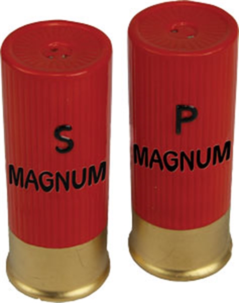 Picture of River's Edge Gifts Edge Shotshell Shaped Salt & Pepper Shakers 518 643323518007