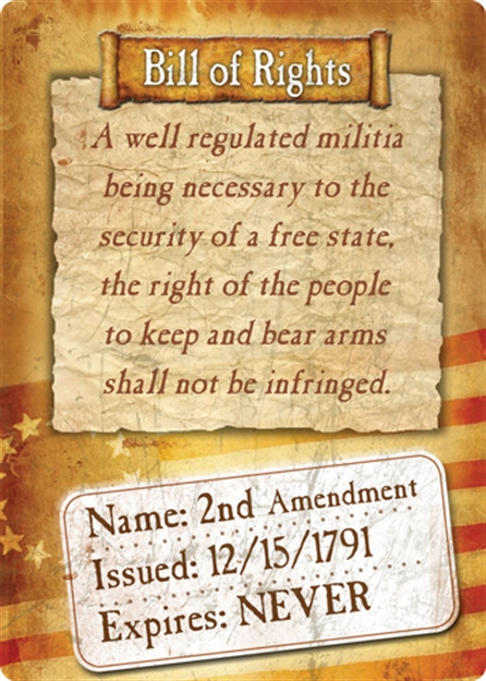 Picture of River's Edge Gifts Edge Sign 12"X17" "Bill OF Rights" 1591