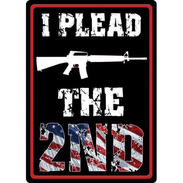 Picture of River's Edge Gifts Edge Sign 12"X17" "I Plead The Second" 1598