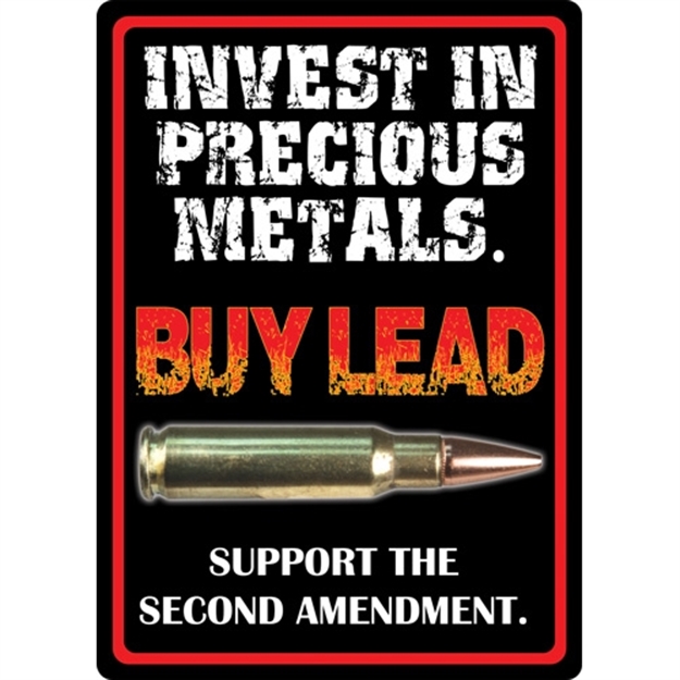 Picture of River's Edge Gifts Edge Sign 12"X17" "Invest IN Precious Metals" 1495 643323149508