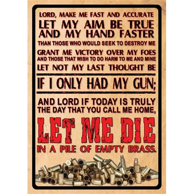 Picture of River's Edge Gifts Tin Sign 12In X 17In - Lords Prayer 1500Z 643323150009