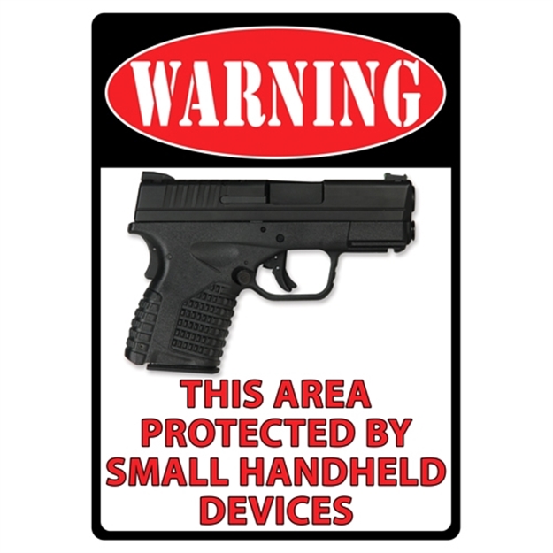 Picture of River's Edge Gifts Edge Sign 12"X17" Warning-This Area IS Protected 1489