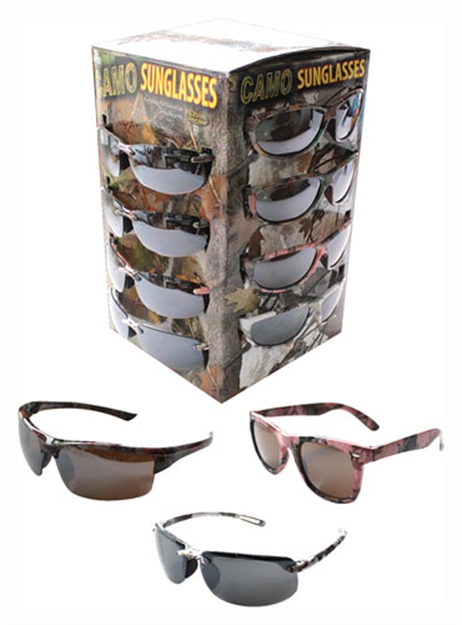 Picture of River's Edge Gifts Edge Sunglass Case Lots Grn-Pink-White Camo 36-Pack 300