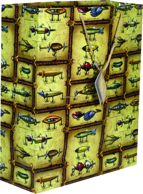 Picture of River's Edge Gifts Gift Bag Large - Antique Lure