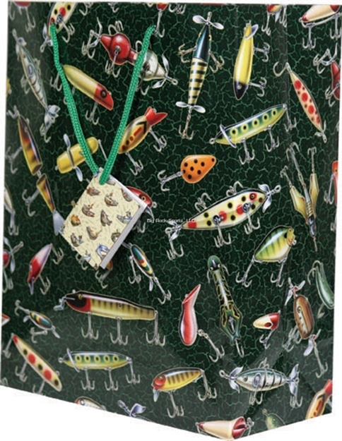 Picture of River's Edge Gifts Gift Bag Medium - Antique Lure